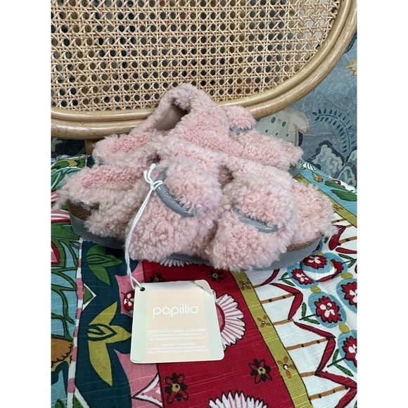 Birkenstock Arizona Teddy Shearling Sandals - Picture 6 of 9